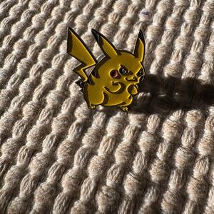 Yellow Pikachu Enamel Pin